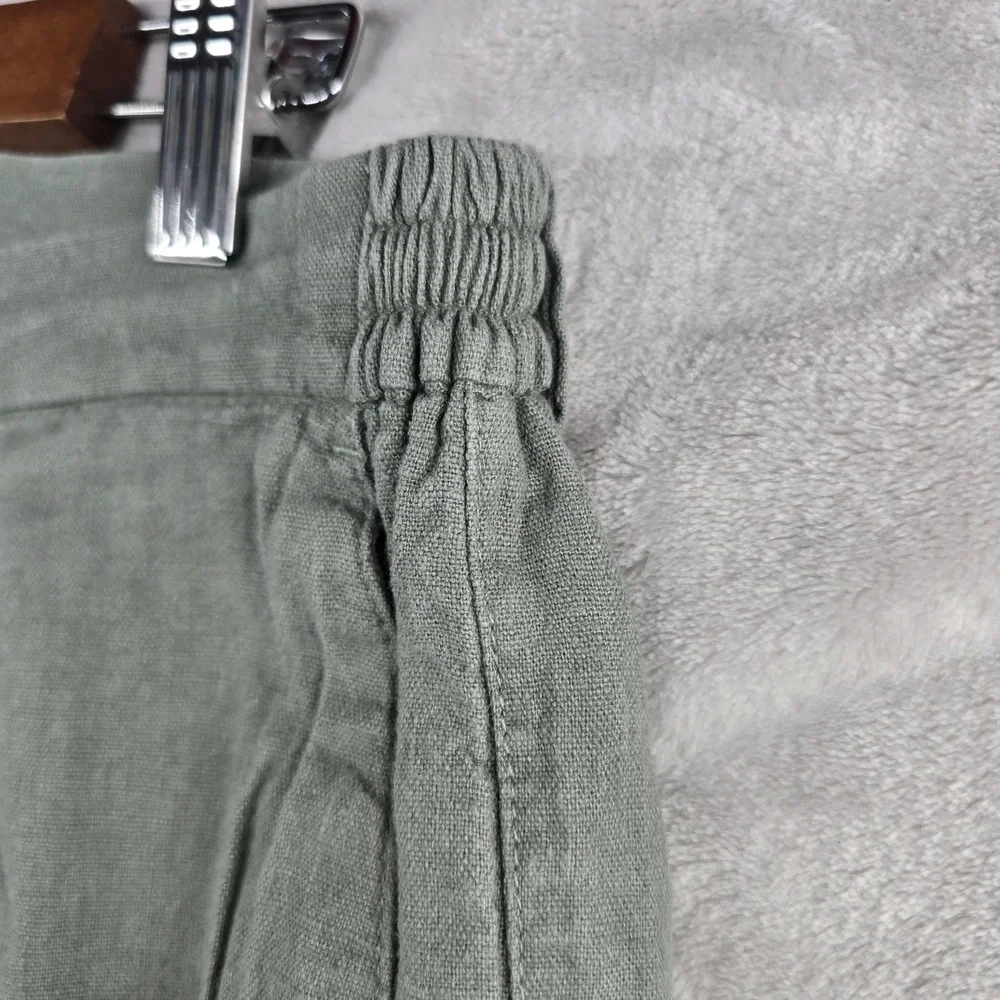 MR MARVIS The Linens Mens Green Drawstring Casual‎ Pants 36x24